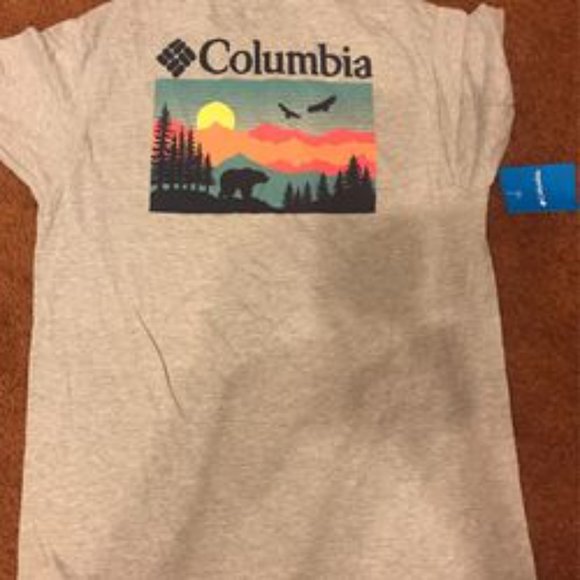 Mens Columbia T Shirt Size Large - Picture 3 of 3